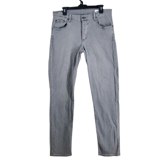 Rag & Bone Standard Issue Jeans Slim Leg Mens 36 Iron Gray Stretch (34x33.5) - Picture 1 of 12